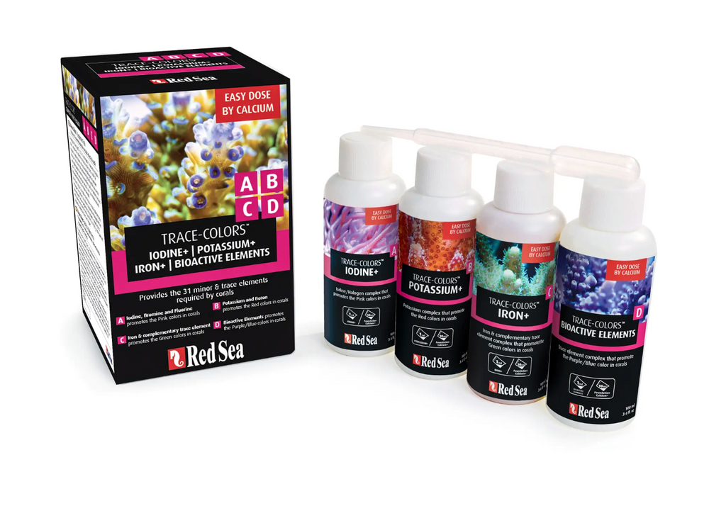 Red Sea Trace Colors A-B-C-D 4 Pack - 4x100ml