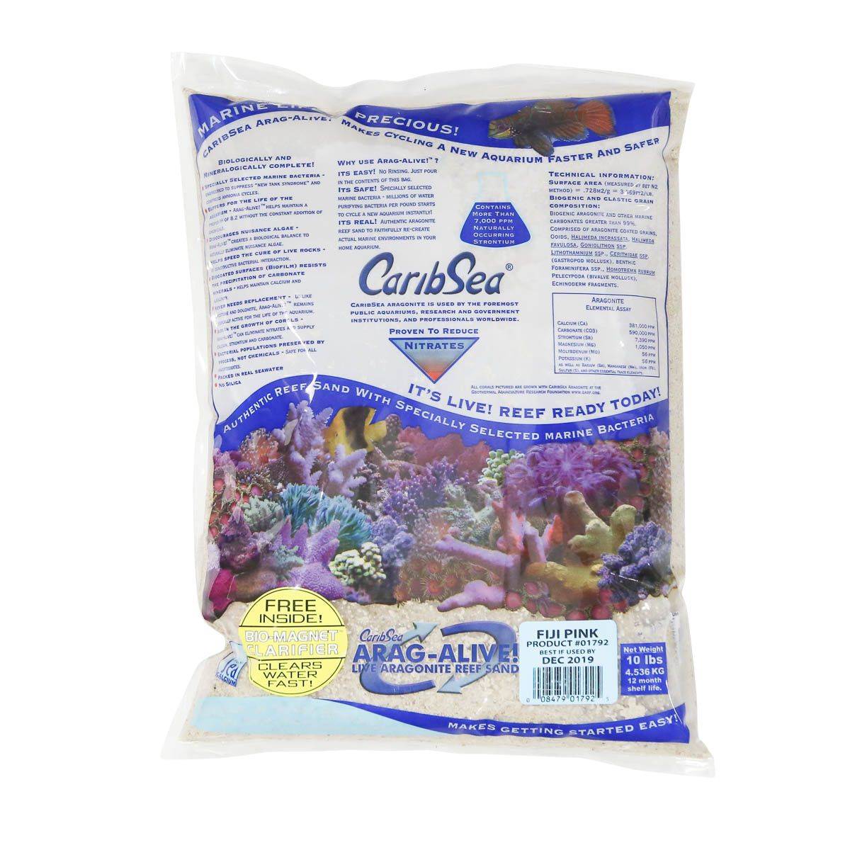 Caribsea Arag-Alive Fiji Pink - 10lb