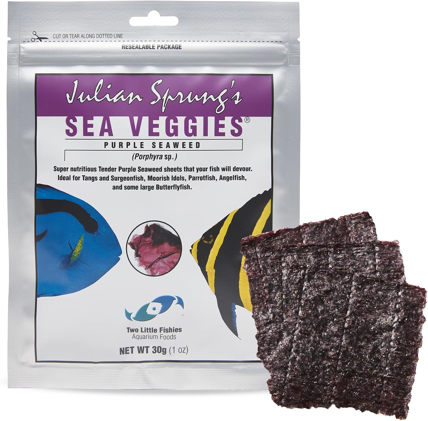 Two Little Fishies SeaVeggies Purple Seaweed 30g